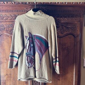 Vintage Equestrian Sweater
